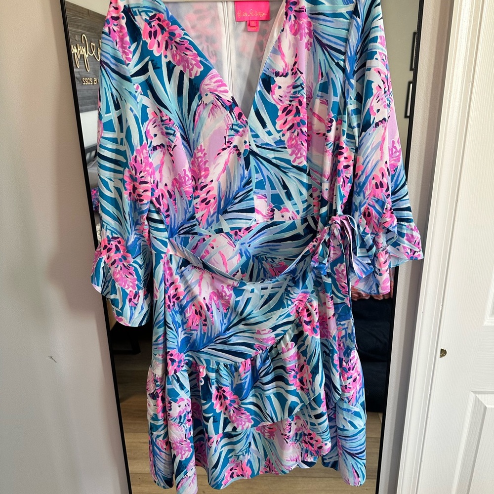Lilly Pulitzer Pink and Gold Tag